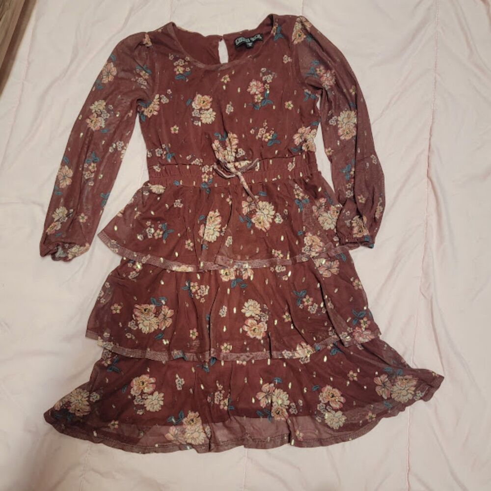 Trixxi Girl Girls Medium Floral dress